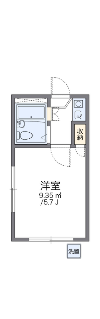 レオパレスさがみ野第８ 103号室 間取り