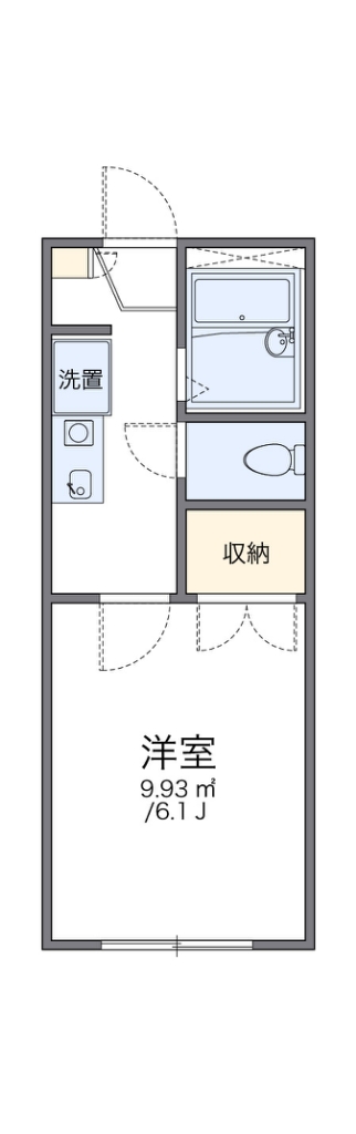 レオパレスエフハイム 間取り図