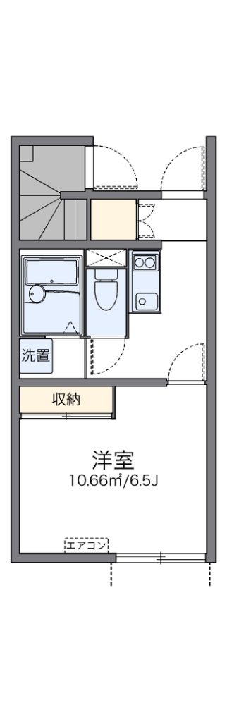 レオネクストヴューテラス 101号室 間取り