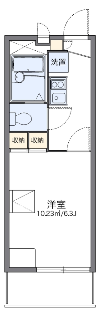 レオパレスＱＵＡＴＴＲＯ 間取り図