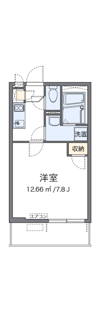 クレイノガーデンハイツＭｏｒｉ 104号室 間取り