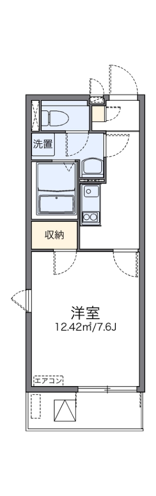 レオネクストヴォラーレ 303号室 間取り