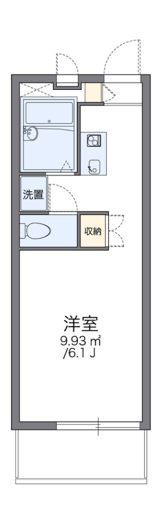 レオパレスＫ　Ｔ 303号室 間取り