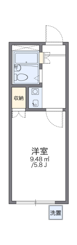 レオパレスＤＡＩ 間取り図