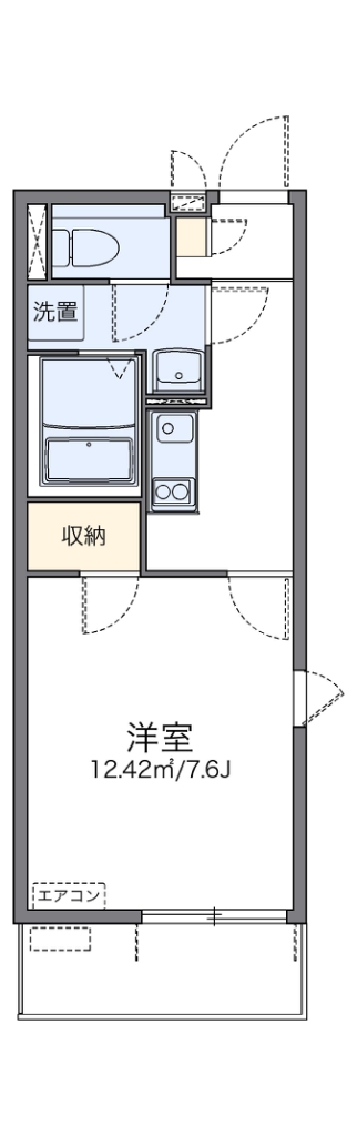 レオネクストルナルミエール越谷 間取り図