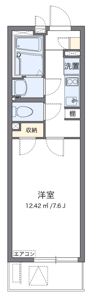 レオネクストヴィラージュ 105号室 間取り