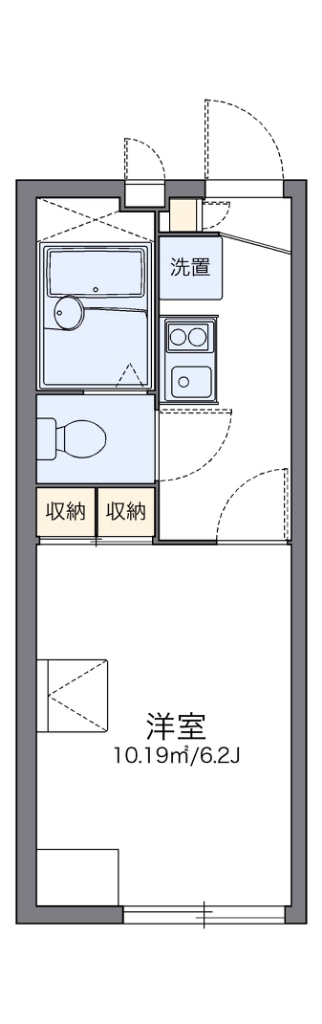 レオパレスジョイフル 間取り図