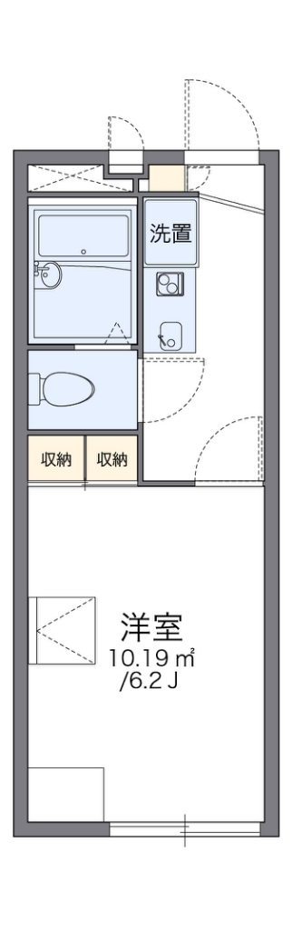 レオパレスメロディーベルＩＮＯ 209号室 間取り