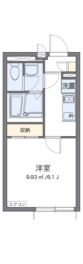 レオネクストサンムーン 303号室 間取り