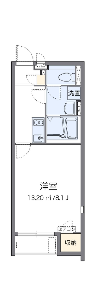 クレイノＫＥＥＰ　ＮＥＸＴⅣ 202号室 間取り