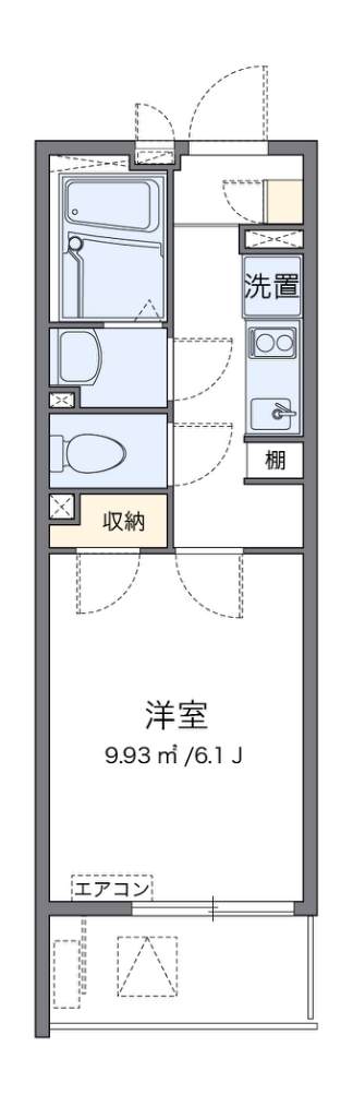 レオネクストヴィーダフォルトナ 間取り図