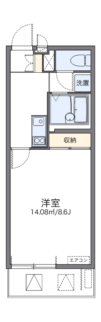 レオネクストリバーシティ本町 間取り図