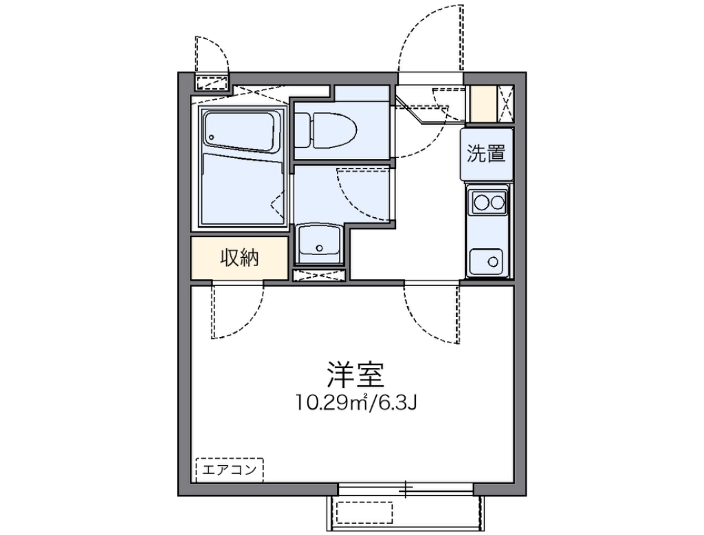 レオネクストたいようむら 間取り図