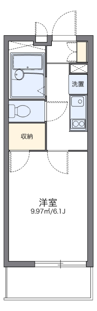 レオパレスサンヴィレッジ２０ 間取り図