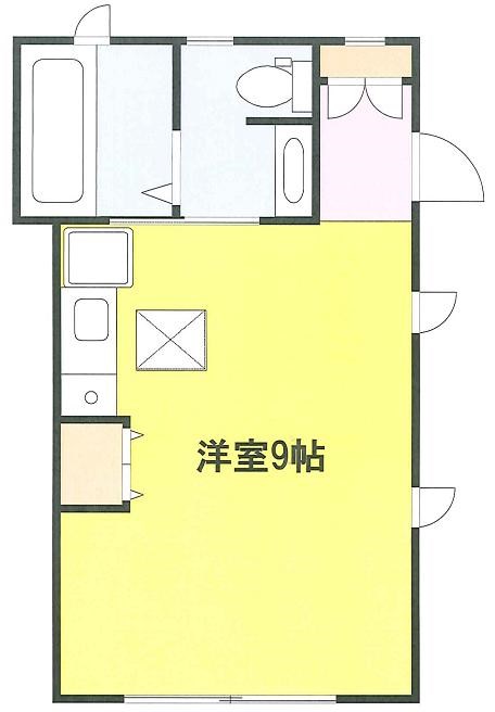 洗足池コーポ 間取り図