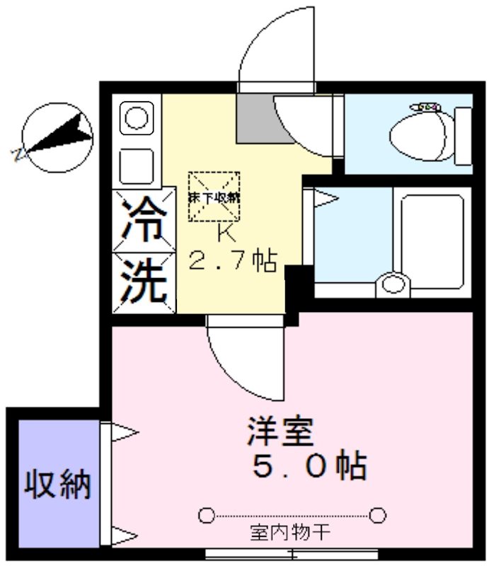 ソラージュ 101号室 間取り