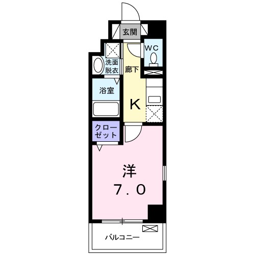 プロムナード　蒲田 403号室 間取り