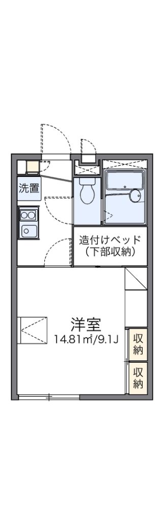 レオパレス南久が原 間取り図