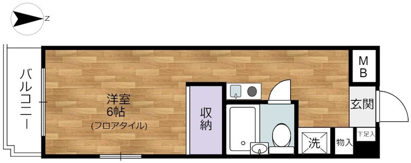 プランドール西品川 間取り図