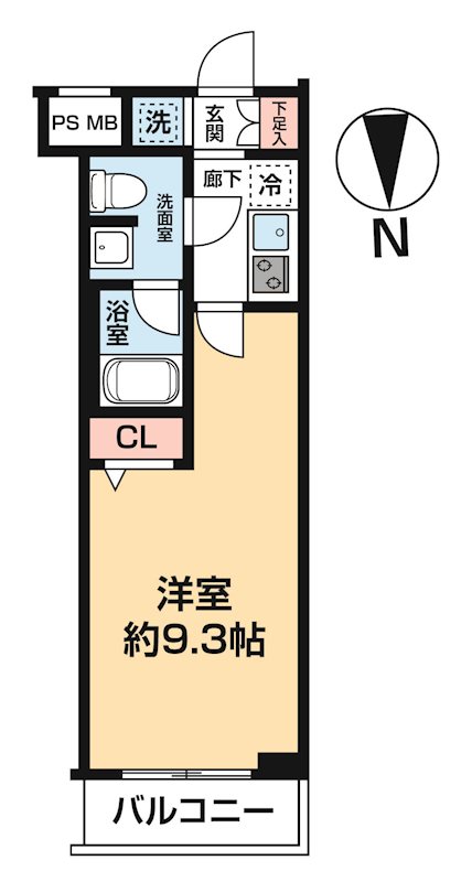 MA-RO羽田 403号室 間取り