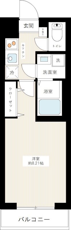 ハーモニーレジデンス東京サウスゲート 間取り図