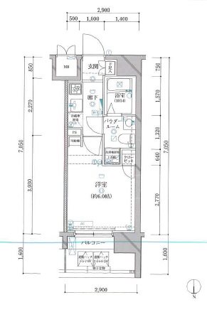 アルテシモレガ 間取り図