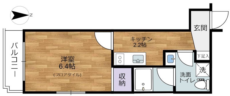 プランドール西品川 間取り図