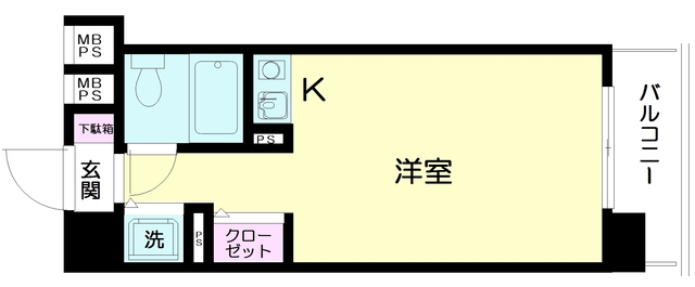 日神パレス平和島 間取り図