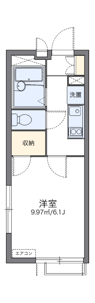 レオパレス宮前 間取り図