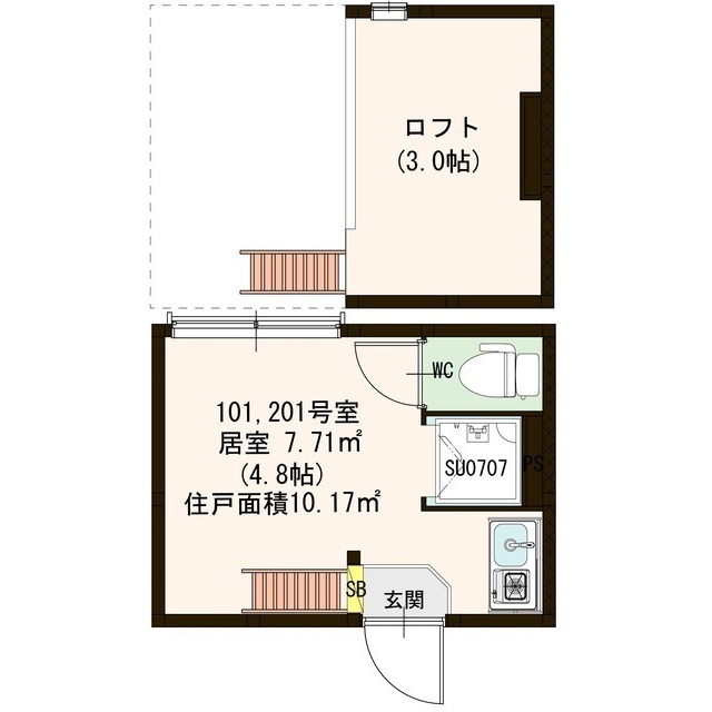 Residence Azur 間取り図