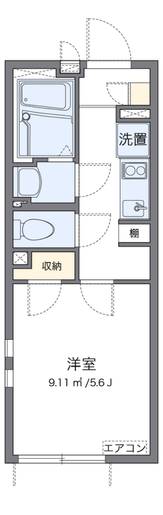 クレイノベルメゾン大森 301号室 間取り