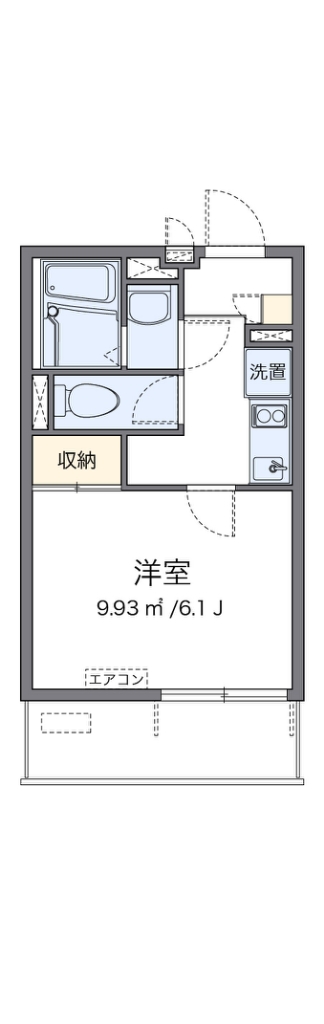 レオネクストサニーハイム 302号室 間取り