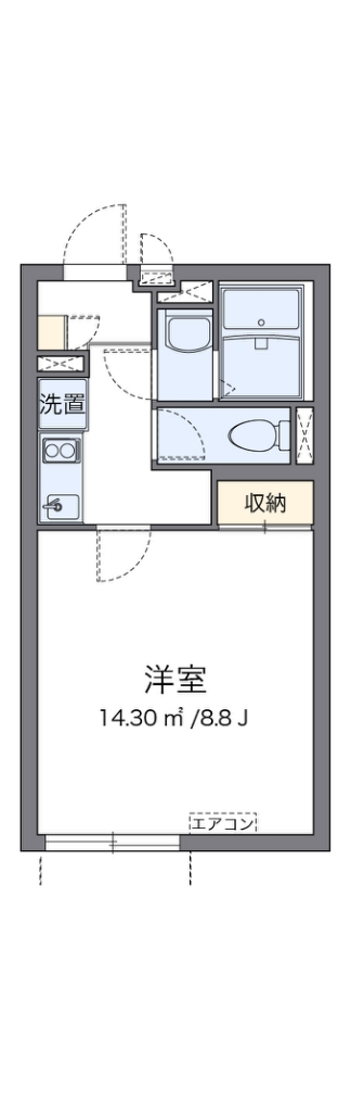 クレイノ大田中央 間取り図