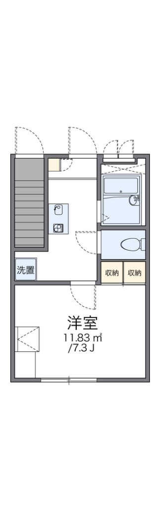 レオパレスＨＡＰＰＩＮＥＳＳ大森Ⅱ 間取り図