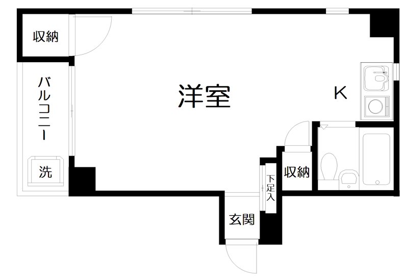 タウンハウス美原 間取り図