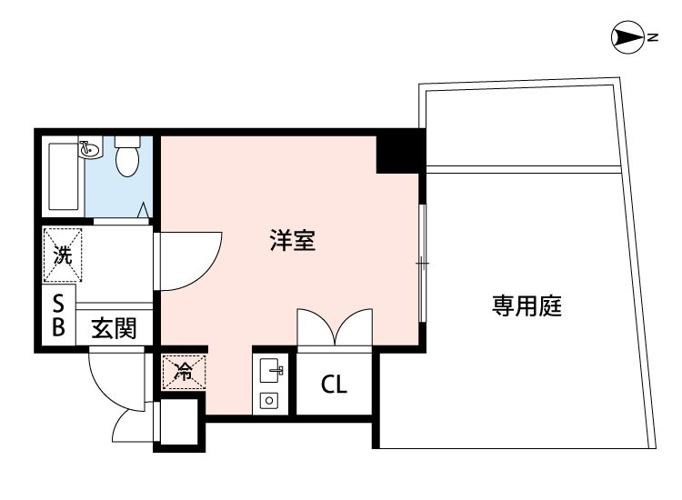 プレール荏原中延 102号室 間取り