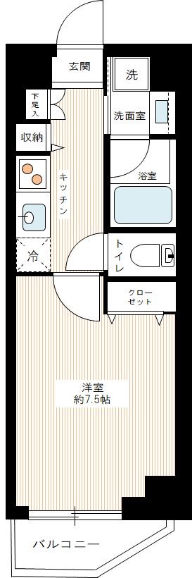 ＨＹ’ｓ大鳥居 0404号室 間取り