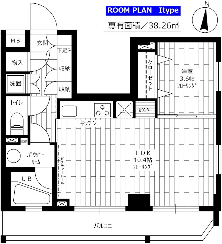 ステージファースト池上西アジールコート 502号室 間取り