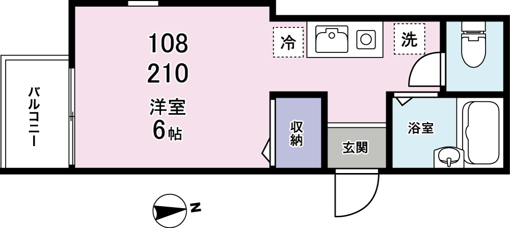 ドルフ武蔵新田 間取り図