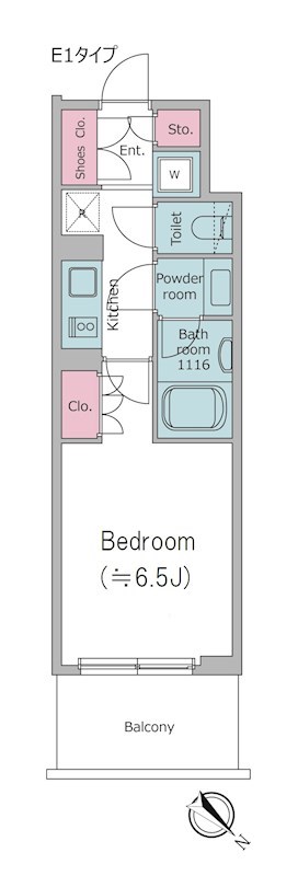 クロスレジデンス大崎 間取り図