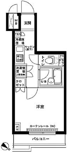 ルーブル下丸子 間取り図