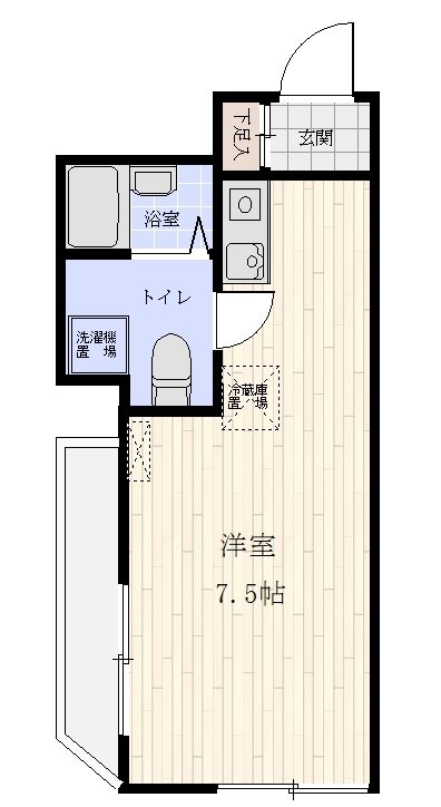 ハイツ芳翠 間取り図