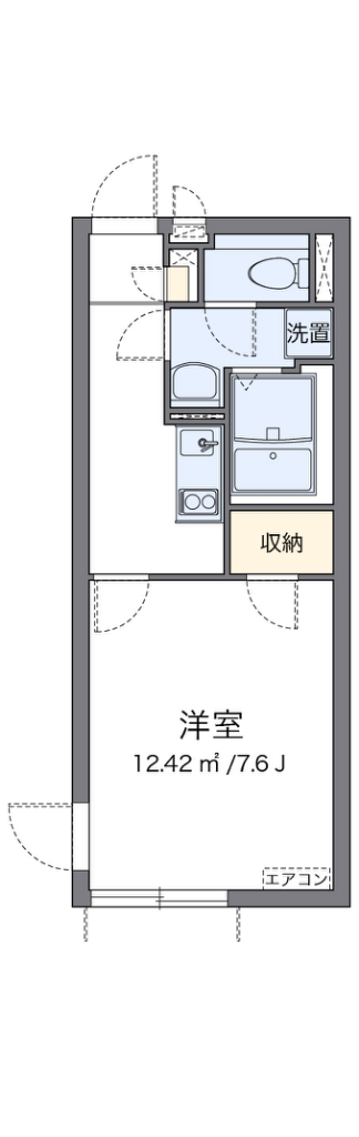 クレイノ大田中央 間取り図