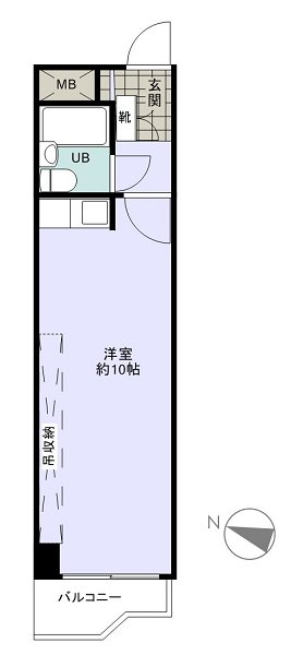 クレール御殿山 間取り図