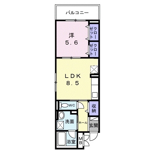 クレメントリバー 間取り図