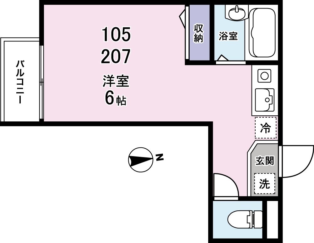 ドルフ武蔵新田 間取り図