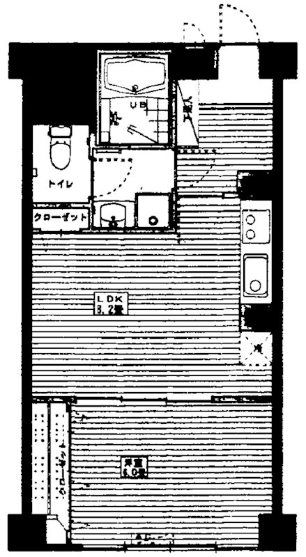 須賀マンション 503号室 間取り