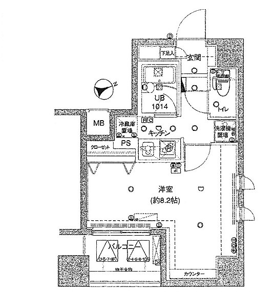 エル・ドゥーチェ蒲田 間取り図