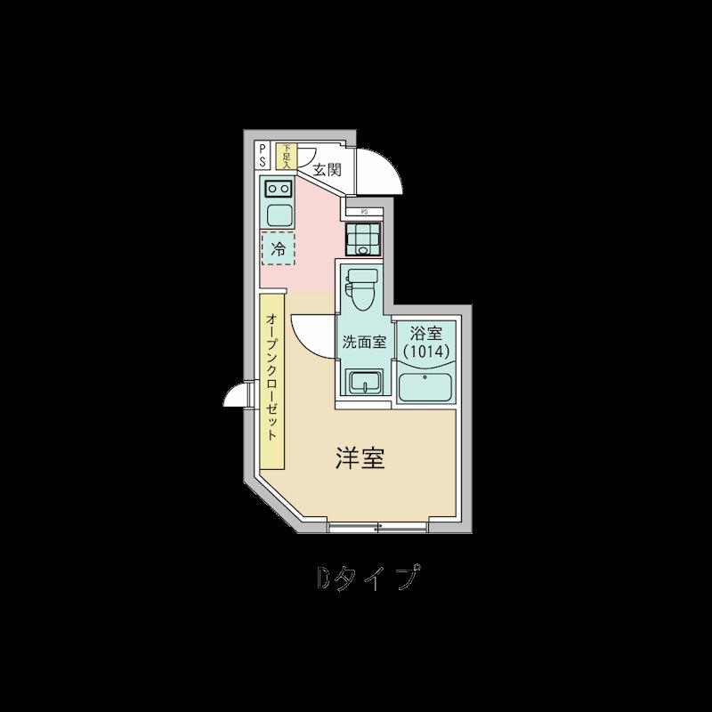 プラティーク品川大井町 間取り図