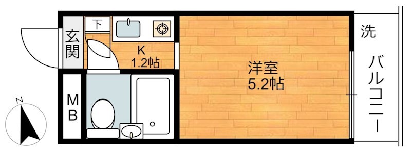 ハイタウン池上第１ 間取り図